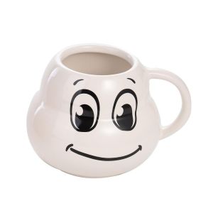 Michelin Man Head Ceramic Mug